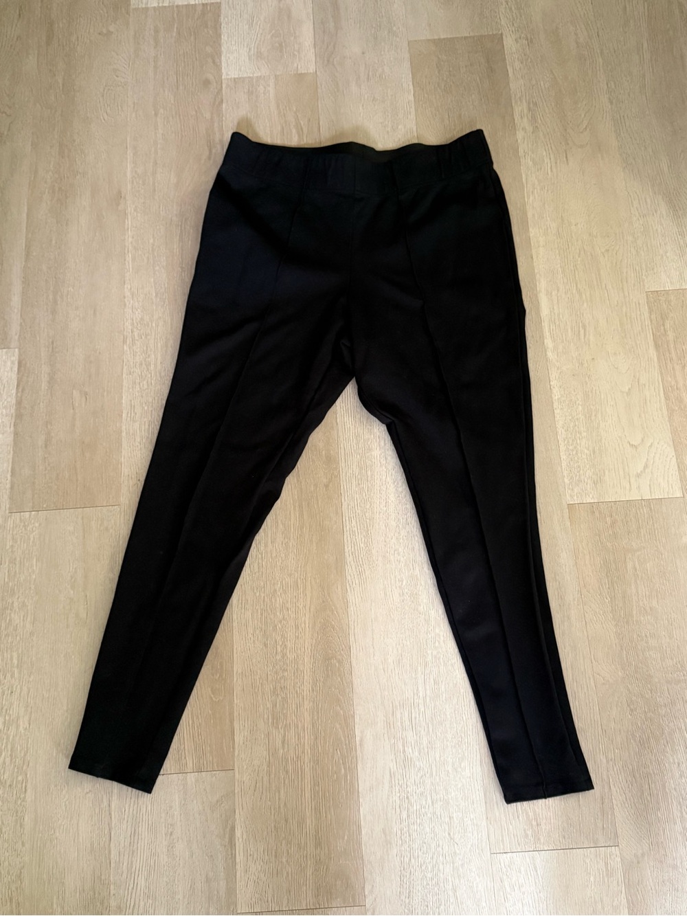 Ava & Viv Black Ponte Stretch Dress Pants